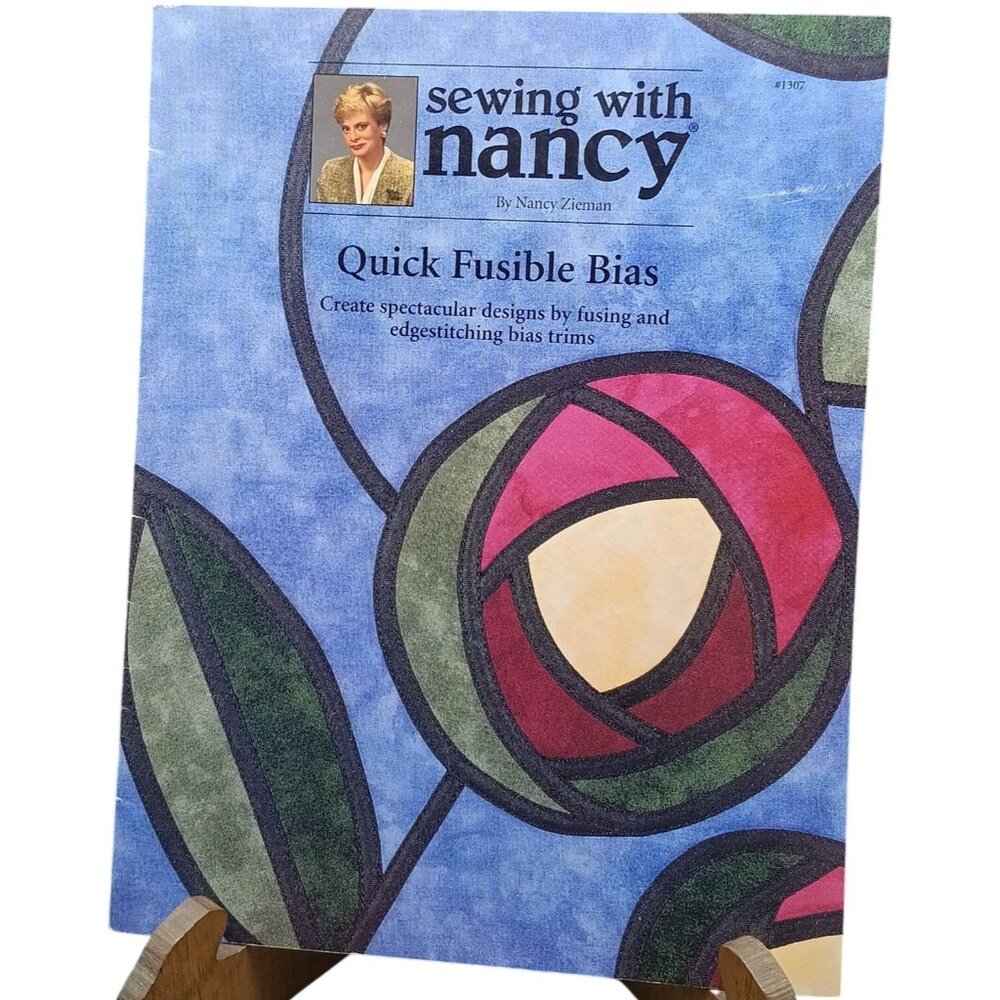 Sewing With Nancy Quick Fusible Bias Pattern Book By Nancy Zieman 1999 Faux Stai